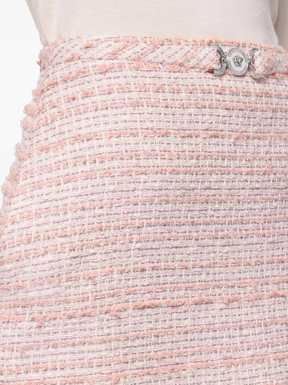 Affordable skirt Versace tweed A-line Women 0807